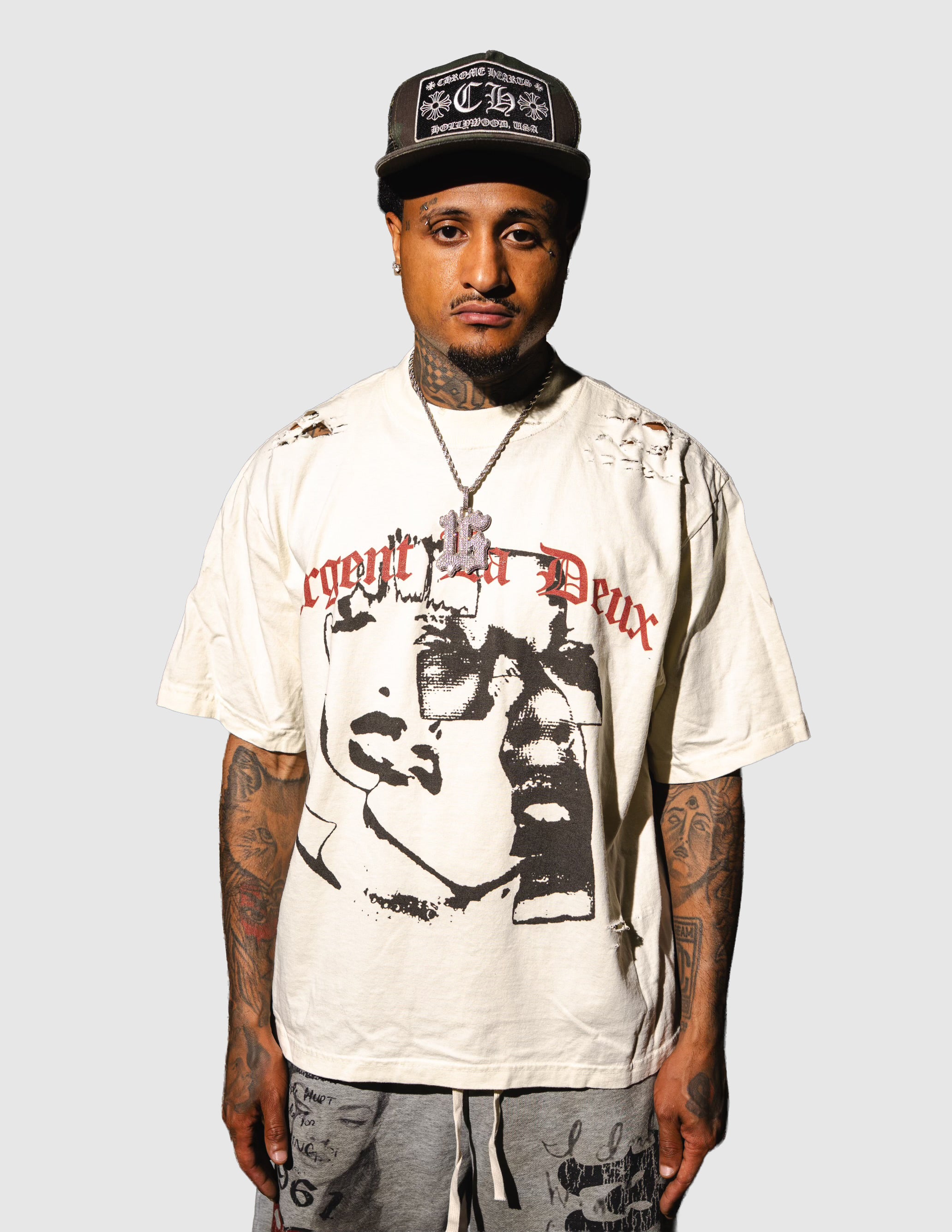 Faces Tee White