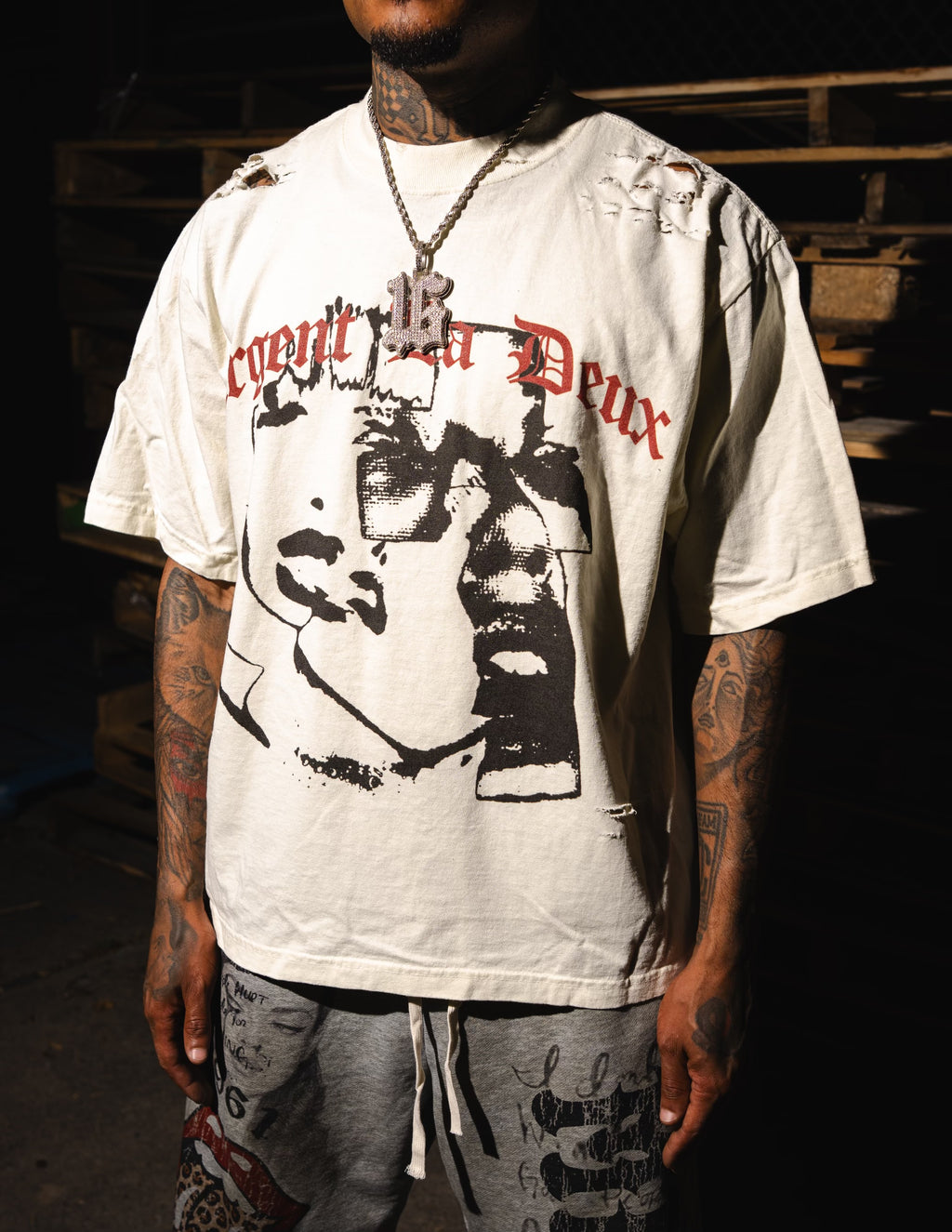 Faces Tee White